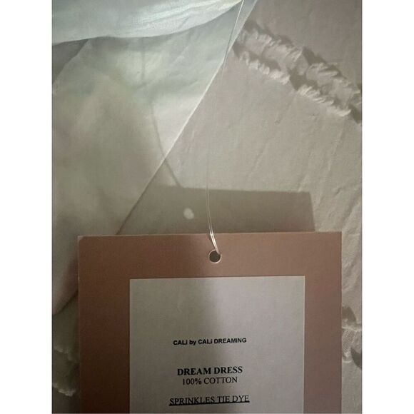 CALI by Cali Dreaming DREAM DRESS COTTON SPRINKLES TIE DYE-size S NWT$198 - Picture 5 of 6